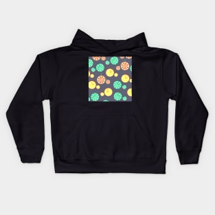 Fruity ride pattern Kids Hoodie